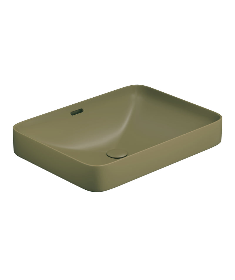 Seima OBELLO 501 Basin Inset, rect, OF Olive