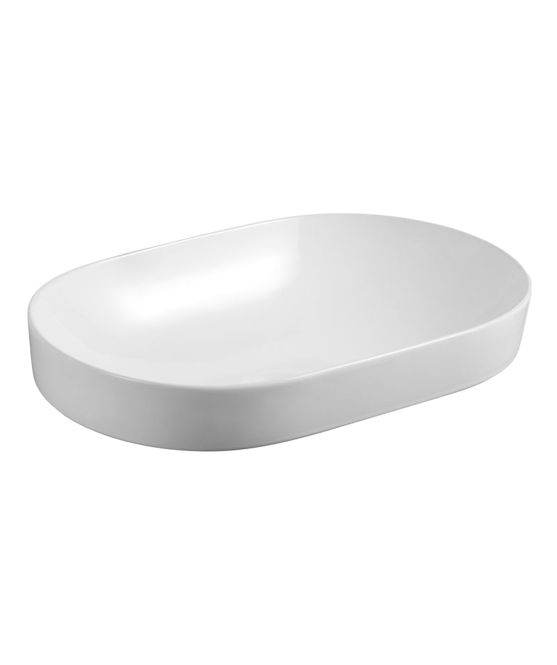 Seima OBELLO 551 Basin Inset, s/ellipse, OF, Wh Gloss