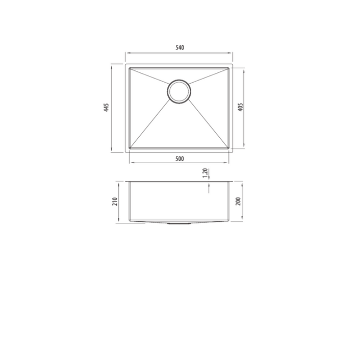 Oliveri Spectra Single Bowl Sink