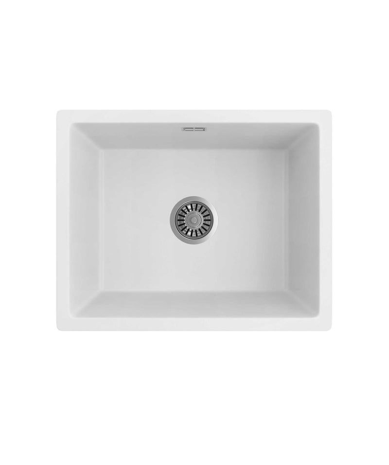 SEIMA Oros 550 - Round Black & White Arqstone sink