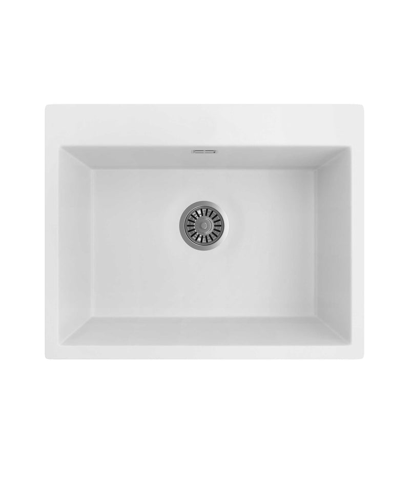 SEIMA Oros 620 - White & Black  Arqstone sink