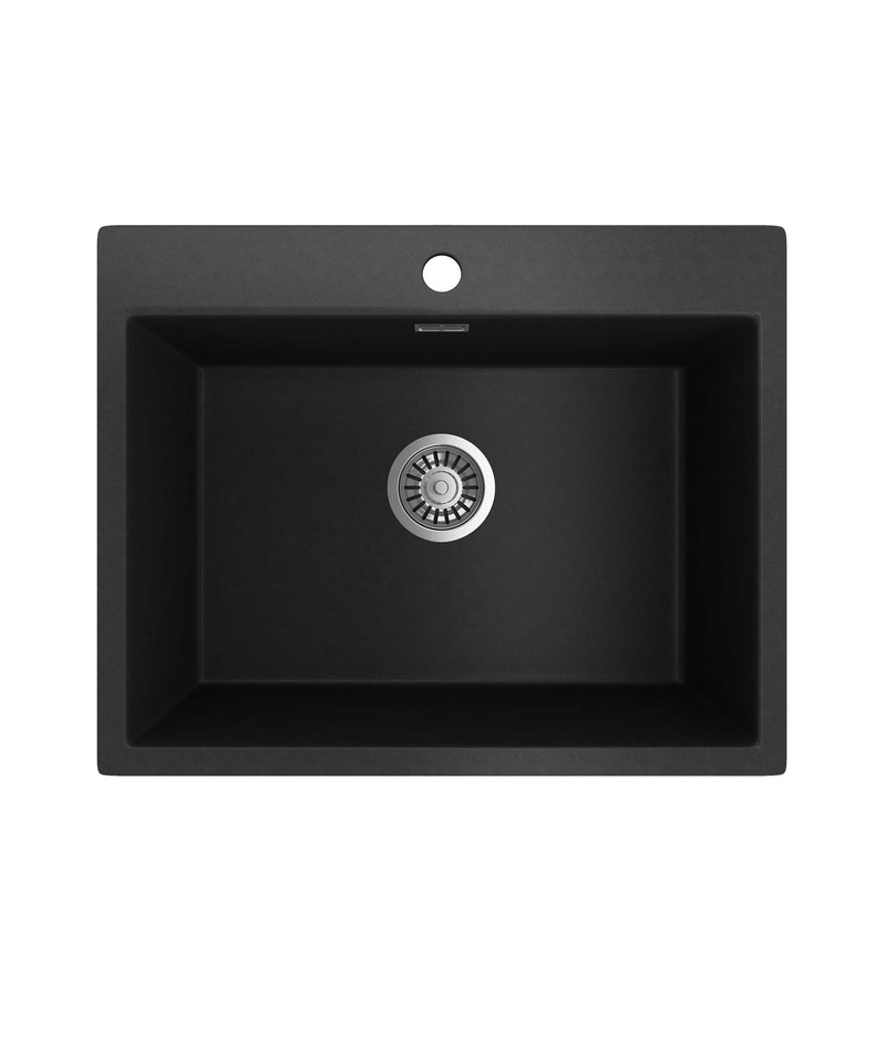 SEIMA Oros 620 - White & Black  Arqstone sink