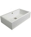 SEIMA Oros 900 - White & Black Arqstone Butler Sink