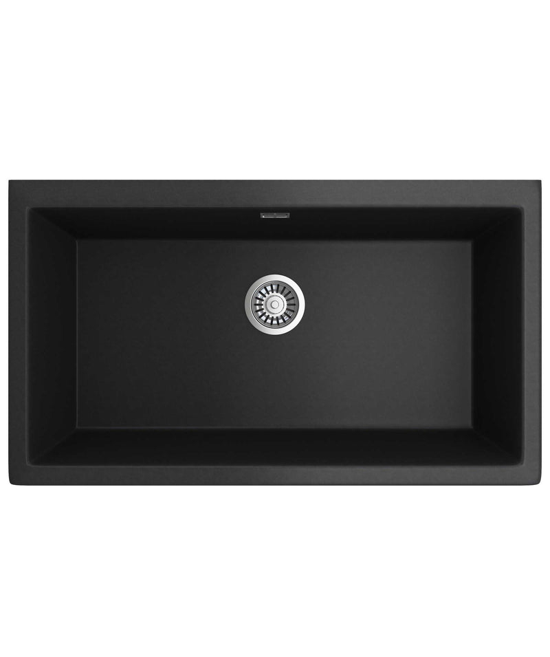 SEIMA Oros 900 - White & Black Arqstone Butler Sink