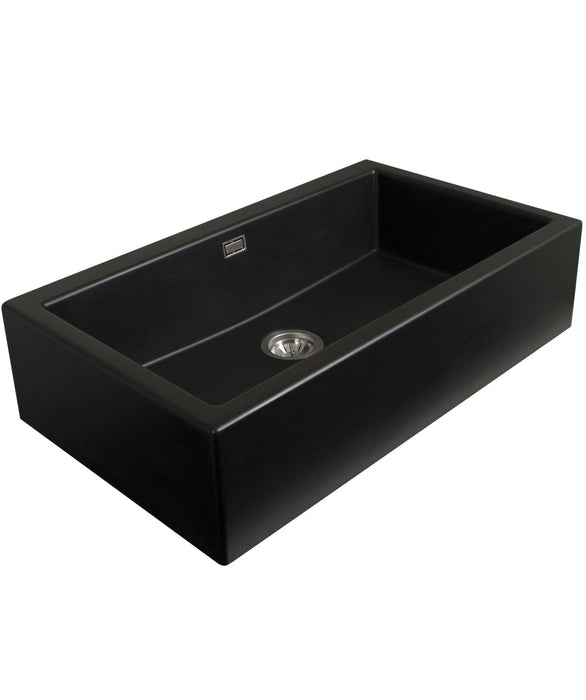 SEIMA Oros 900 - White & Black Arqstone Butler Sink