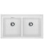 SEIMA Oros 902 - White & Black  Arqstone Butler Sink