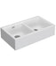 SEIMA Oros 902 - White & Black  Arqstone Butler Sink