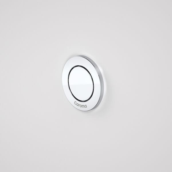 Caroma Invisi Series II® Round Single Flush Custom Buttons - Satin