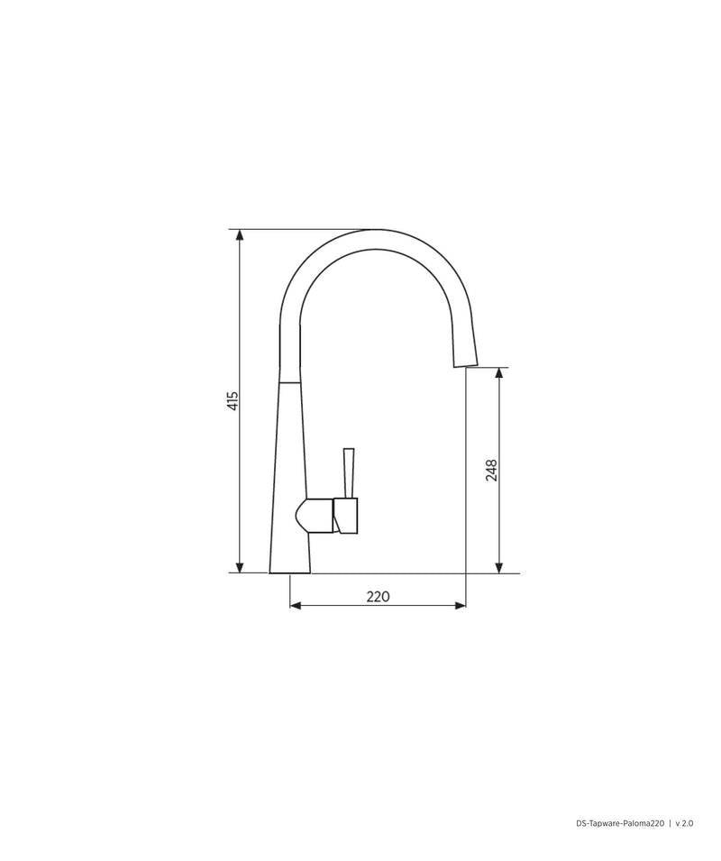SEIMA Paloma 220 Sink Mixer - Swivel Sink Mixer
