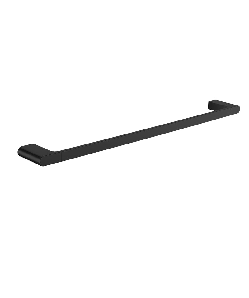 SEIMA Pesara Towel Rail Single - Black Matte & Chrome Pesara Series, 2 Sizes