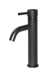 Meir Round Tall Basin Mixer Curved matte black