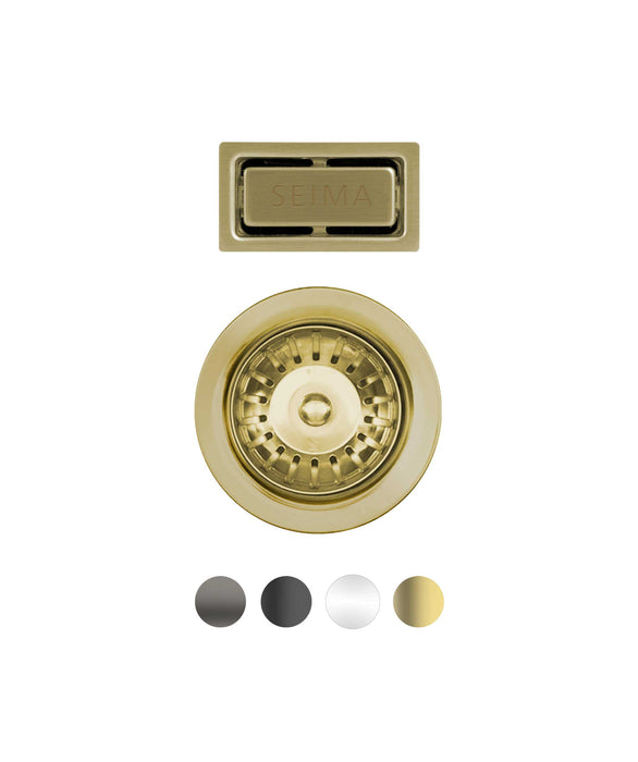 Sink colour - For Arqstone Oros Sinks (Black Matte, Brushed Nickel, Brushed Gold, Gunmetal)