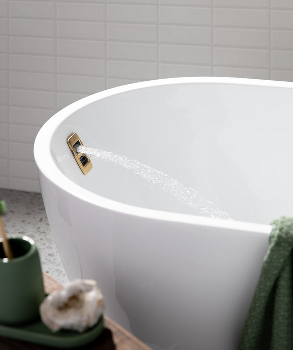 Arko 120 - Smartfill System - White Gloss - 2 Sizes Freestanding Bath With Smartfill System - colour options