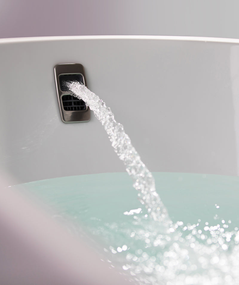 SEIMA Plati 110 - Smartfill System - Corner Bath - 1500 Long Corner Freestanding Bath with Smartfill System - Colour Options
