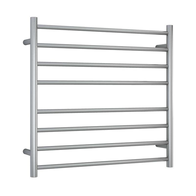 Thermorail Straight/Round 750x700x122mm 104Watts 8 Bars - Brushed