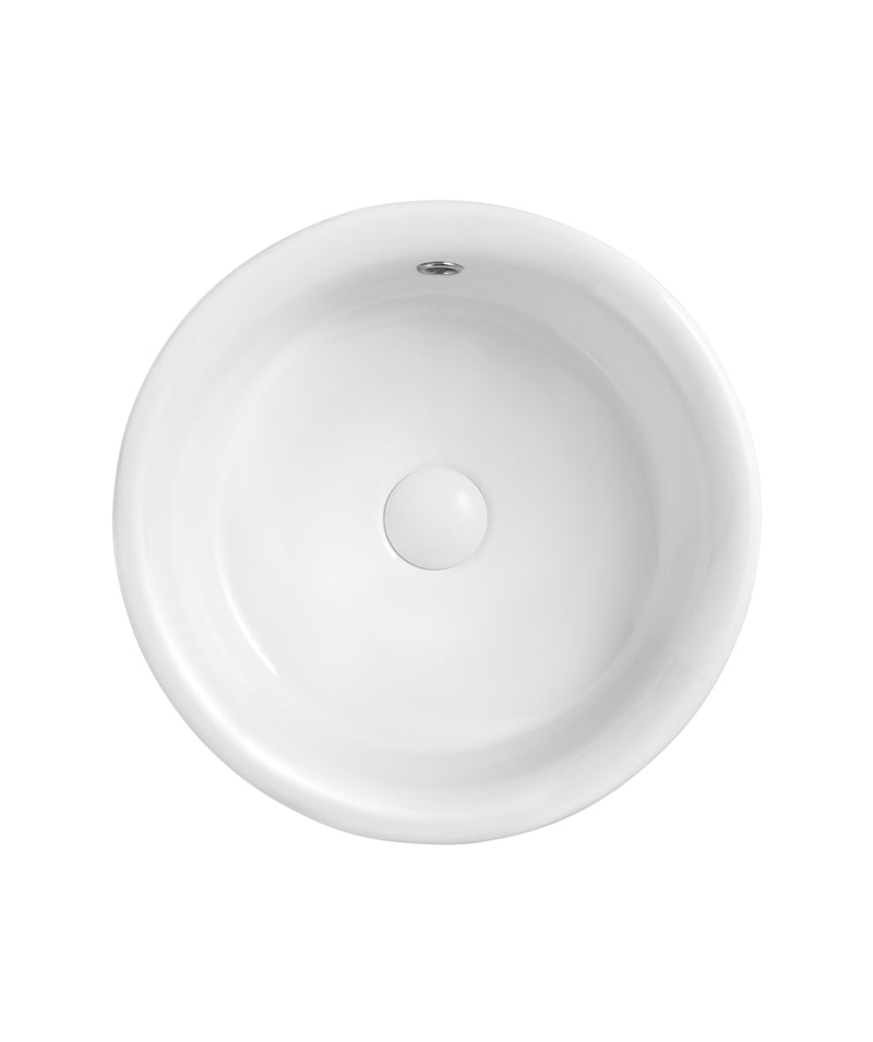 SEIMA Syros 012 Ceramic Above Counter Basin, Round