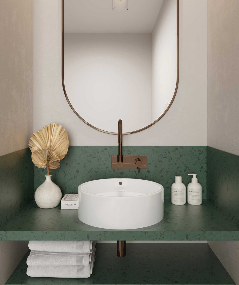 SEIMA Syros 012 Ceramic Above Counter Basin, Round