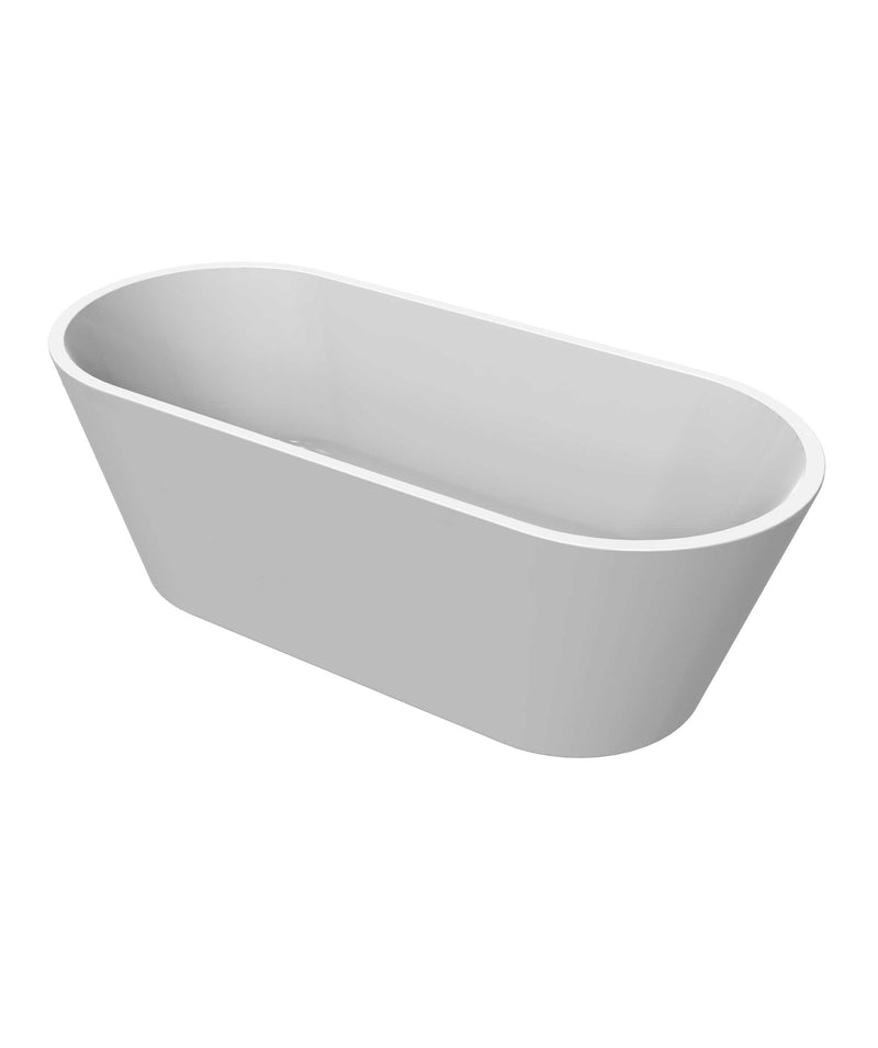 SEIMA Syros 105 - 2 sizes Freestanding bath, integrated overflow