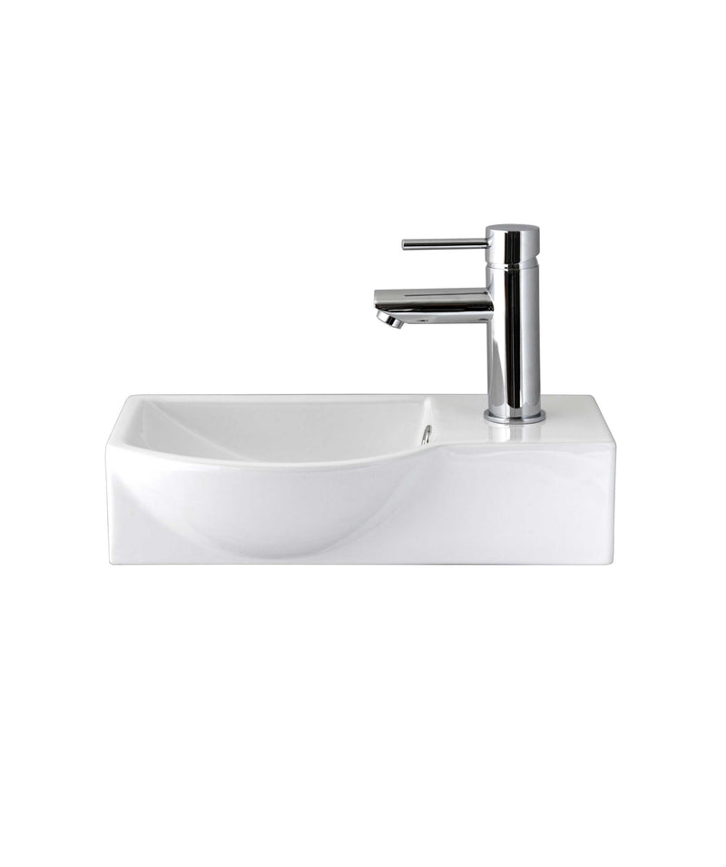 SEIMA Syros 405 Wall Basin White