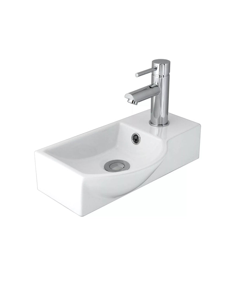 SEIMA Syros 405 Wall Basin White