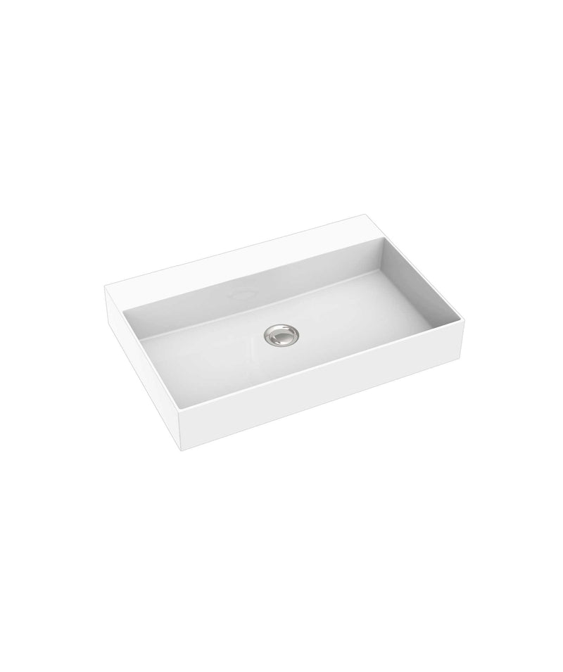 SEIMA Tavi 605 - White Matte Marstone above counter basin - matte finish