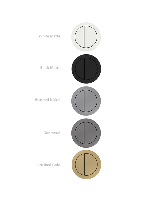 SEIMA Toilet Colour - Colour Flush Buttons for Arko+Modia+Limni Wall Faced