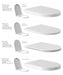 SEIMA Arko Wall Faced - White Matte - Choice of Seats Clean Flush, Easy Care Height