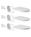 SEIMA Arko Floor Mount - White Matte - Choice of Seats Clean Flush