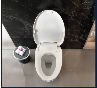 Kohler Veil Back to Wall Toilet Suite  C3-255 Electronic Bidet Seat-Top Inlet.