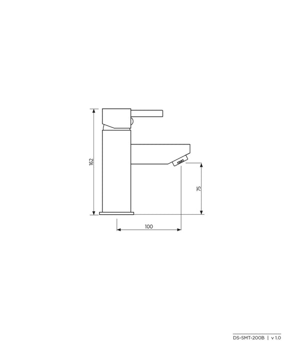 SEIMA Verso 200B Basin Mixer Basin Mixer Chrome