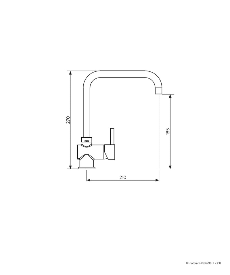 SEIMA Verso 210 Sink Mixer Swivel Sink Mixer Chrome