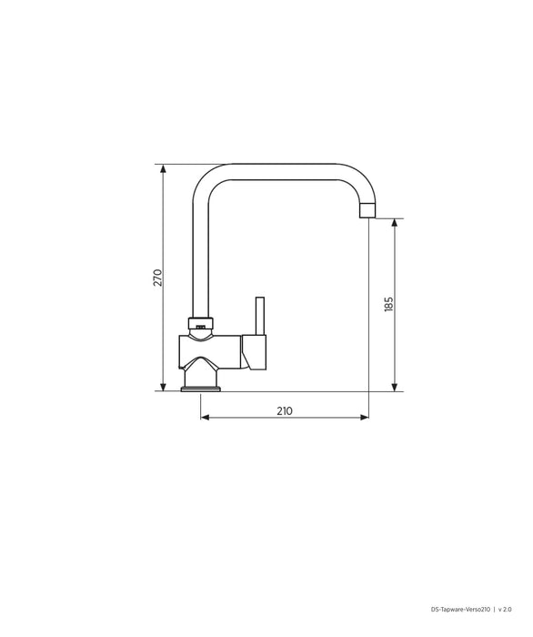 SEIMA Verso 210 Sink Mixer Swivel Sink Mixer Chrome