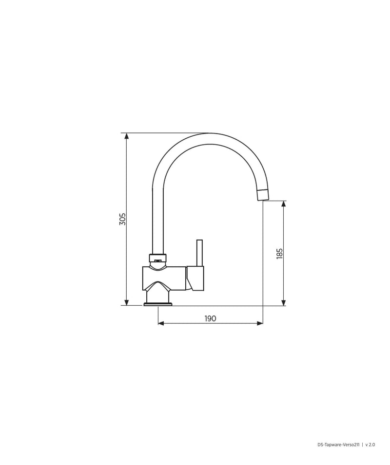SEIMA Verso 211 Sink Mixer Swivel Sink Mixer Chrome
