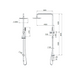 Meir Outdoor Combination Shower Rail - SS316