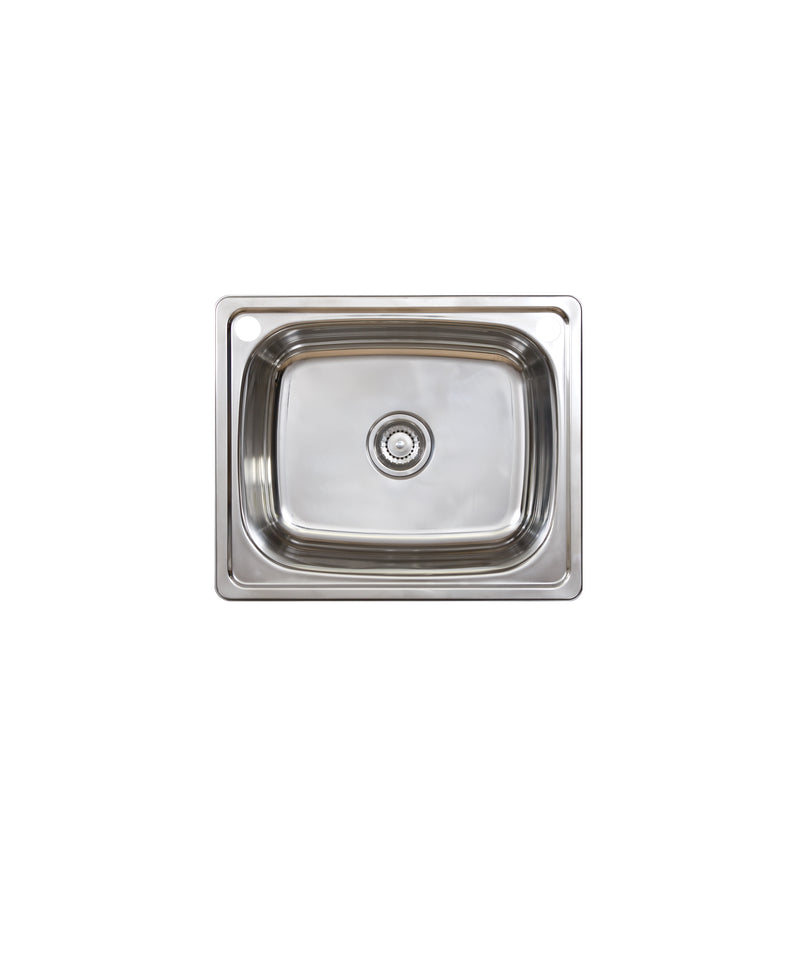 SEIMA Acero 007 Stainless Steel Laundry Sink, 45 Litre  2T Short Edge