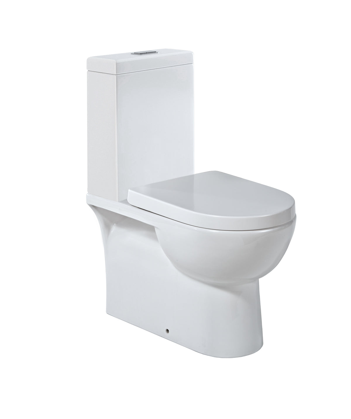 SEIMA Chios Wall Faced Traditional Box Rim Toilet - Streamlined Design