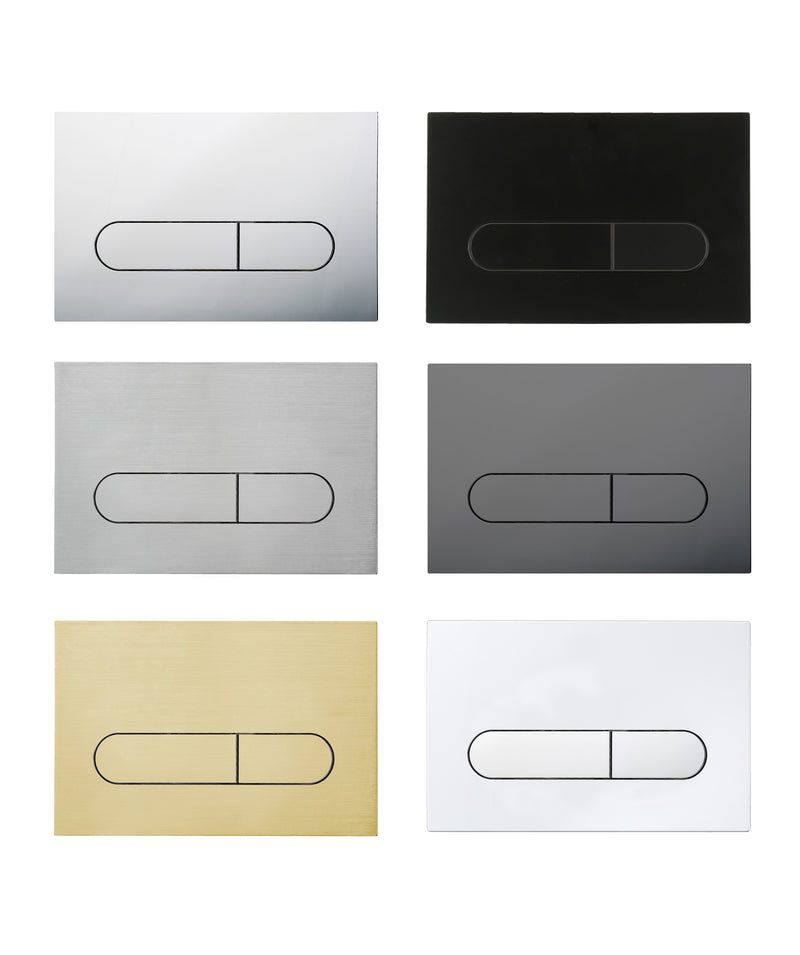 SEIMA Flush Plate - 500 Series (Chrome, Black matte, White matte, Brushed Nickel, Brushed Gold, Gunmetal)