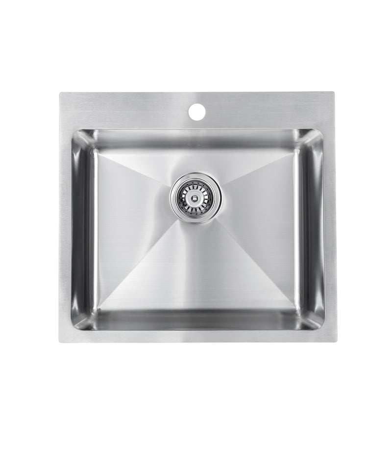 SEIMA Kubic Deep 550 Stainless Steel Sink, 45 Litre, 240 MM Deep