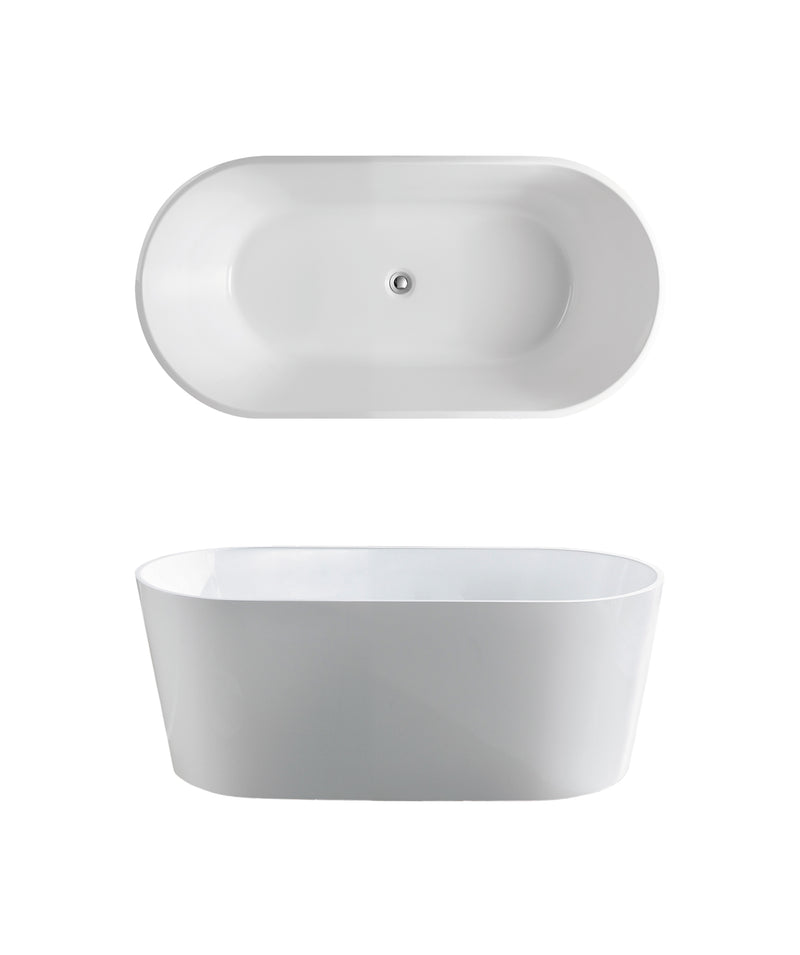 SEIMA Limni 101 - 2 Sizes Freestanding Bath, Optional Overflow