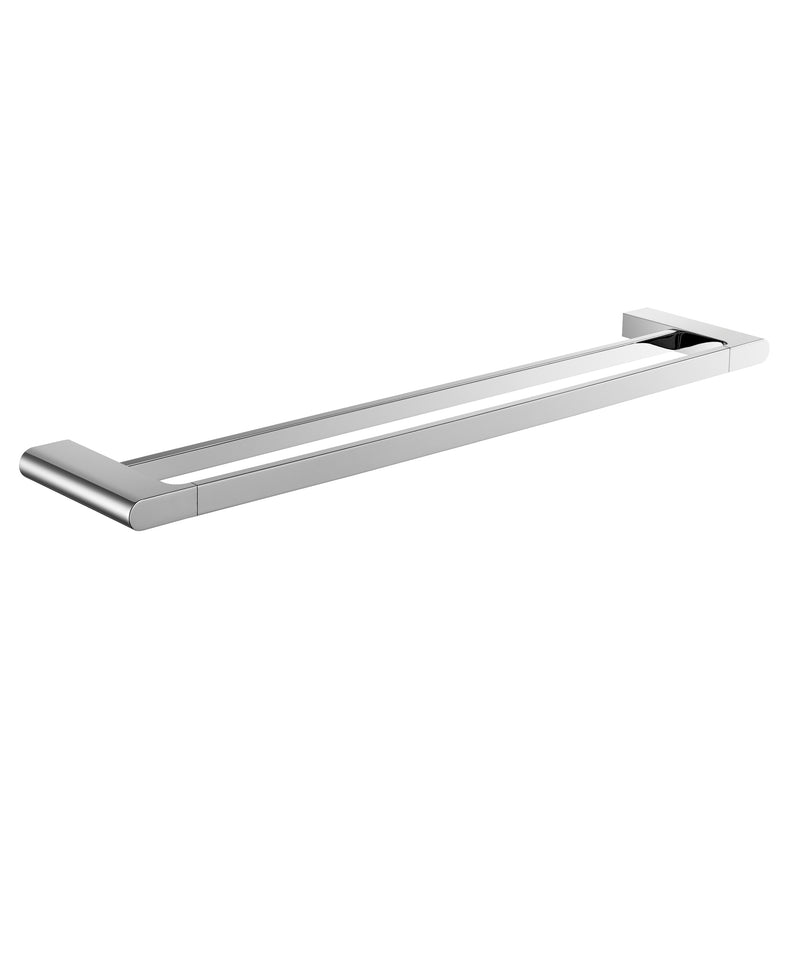 SEIMA Pesara Towel Rail Double -  Black & Chrome Pesara Series, 2 Sizes