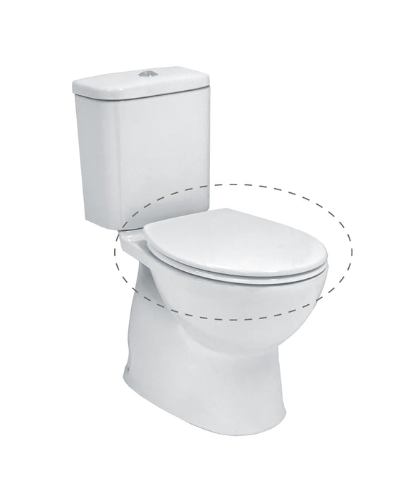 SEIMA Toilet Seat for Chios Close Coupled Thermoplastic (PP)