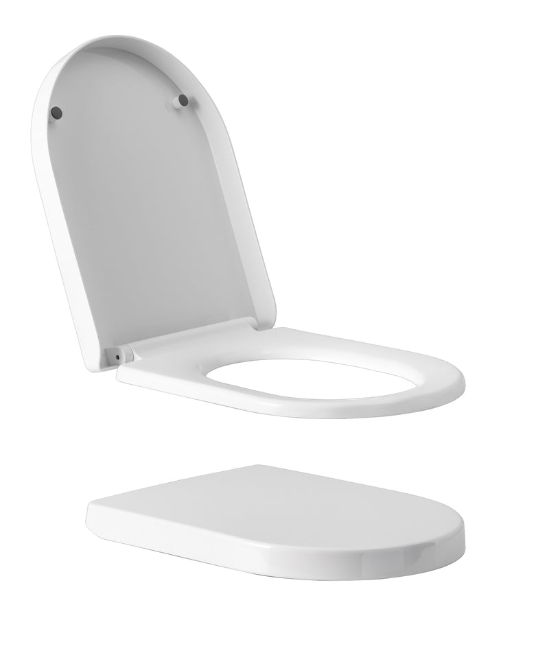 SEIMA Classic Toilet Seat - 40 mm Lid Profile Thermoplastic (PP)