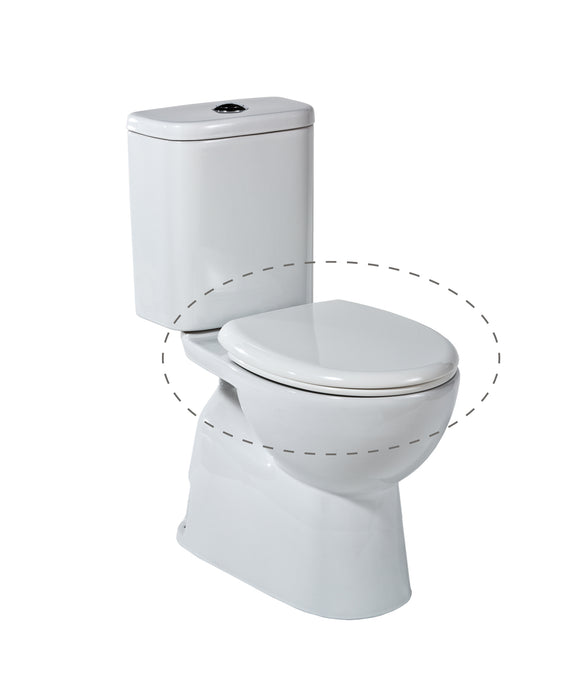 Toilet Seat For Syros Select Close Coupled Thermoplastic (PP)
